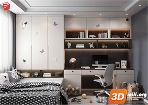 Children Room Scenes Skp FIles 